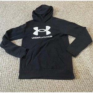 Youth  Under Armour Black Hoodie Pullover Sweatshirt - Size YXL